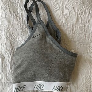 Nike Tops - Nike sports bra gray size large Nike Tops - Nike sports bra gray size large